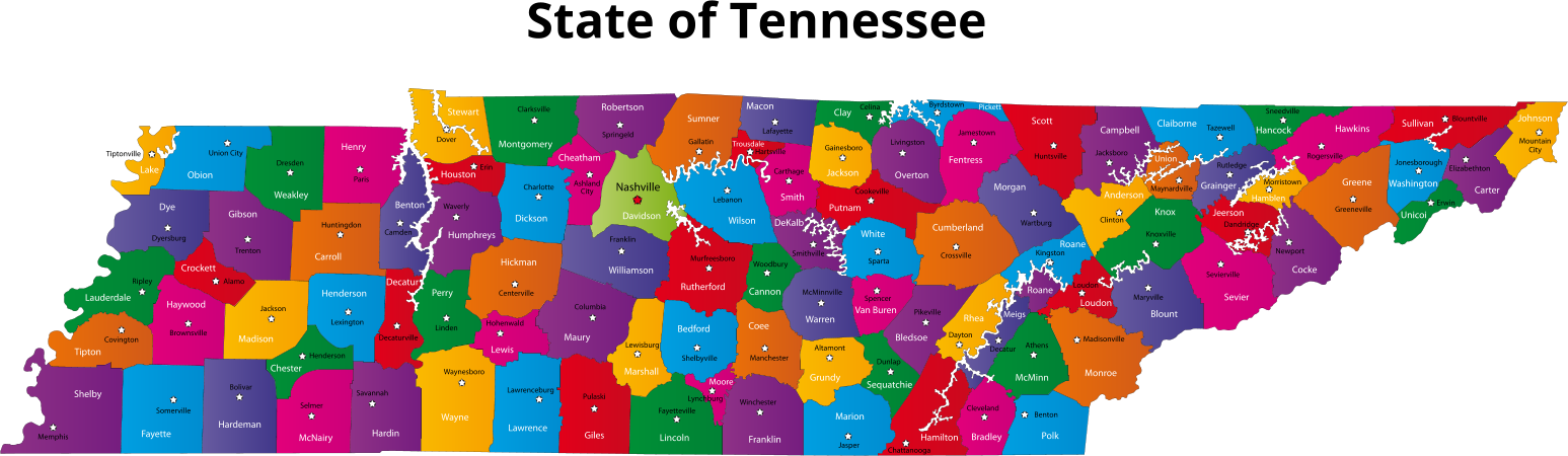 Tennessee Map